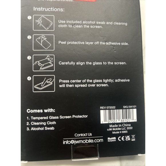 Primo tempered glass screen protector for iPhone 14 pro - Picture 3 of 3